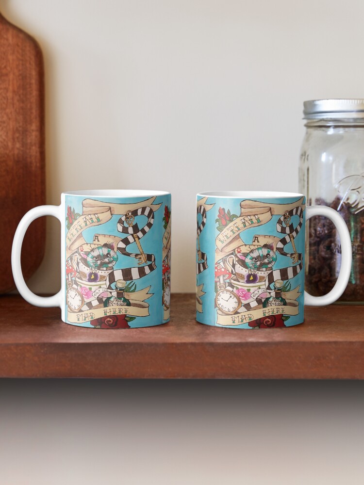 Alternate view of Were All Mad Here (Alice's Adventures in Wonderland) Mug
