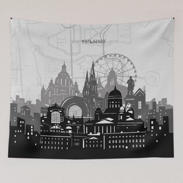 Item preview, helsinki skyline designed and sold by BekimART2.