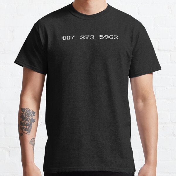 007 373 5963 shirt