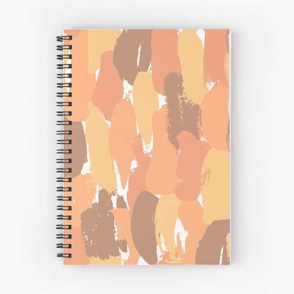 Item preview, Orange and brown abstract pattern white background designed and sold by Jenmag.