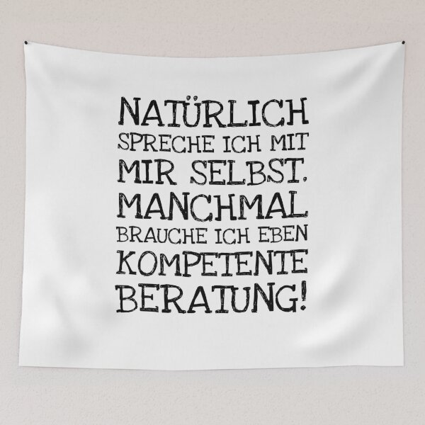 Item preview, Natürlich Spreche Ich Mit Mir Selbst. Manchmal Br designed and sold by The5thDesign.