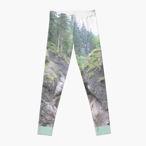 waterfall forest rock germany Leggings