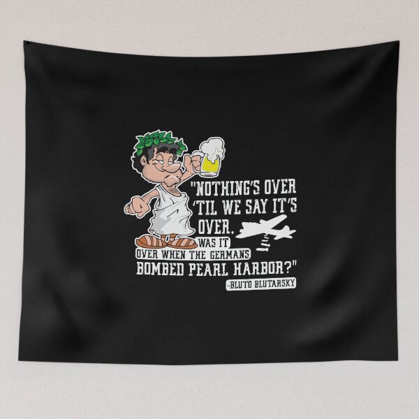 Item preview, Nothing Is Over Funny Toga Party College Humor Cartoon designed and sold by Alema Art.
