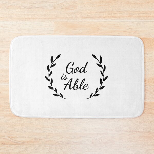 Item preview, Christian quote God is able  designed and sold by pureheartvision.