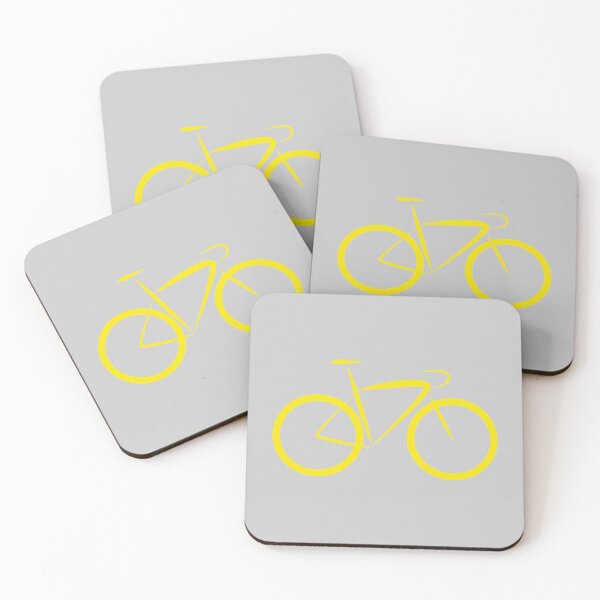 Item preview, Stylised Racing Bike | Yellow Grey designed and sold by SJ Designs.