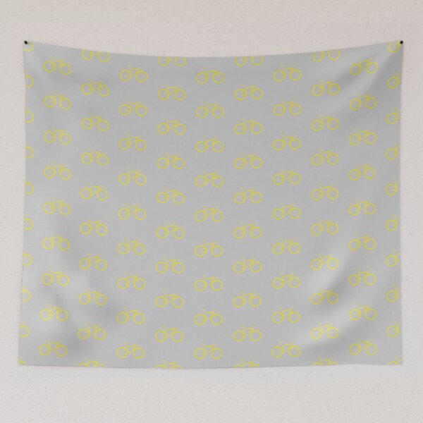 Item preview, Stylised Racing Bike | Yellow Grey designed and sold by SJ Designs.
