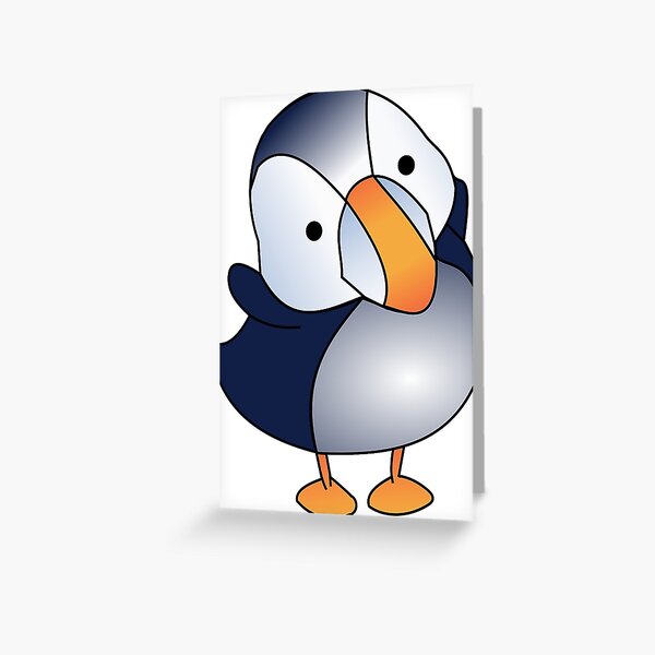 Percy Puffin Tarjetas de felicitación