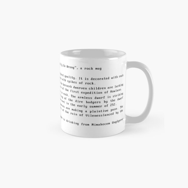 DWARF FORTRESS ROCK MUG ARTIFACT Classic Mug