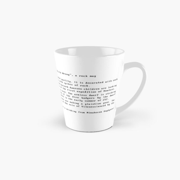 DWARF FORTRESS ROCK MUG ARTIFACT Tall Mug