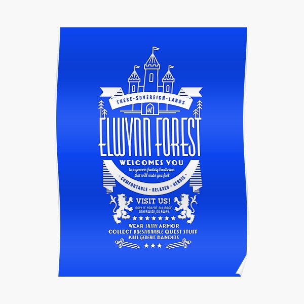 Humanity's Village - Starting Zone Travel Poster Poster