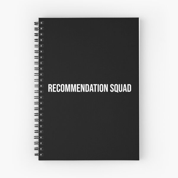 Item preview, Recommendation Squad | Typography designed and sold by rsty11.