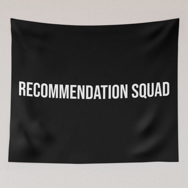 Item preview, Recommendation Squad | Typography designed and sold by rsty11.