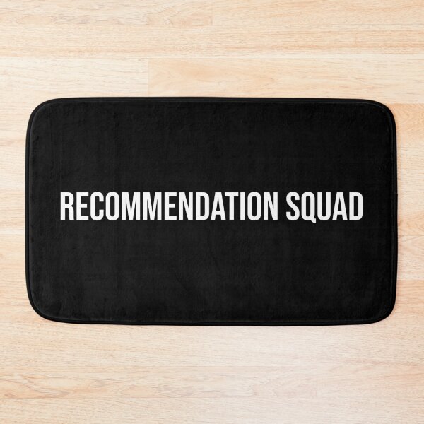 Item preview, Recommendation Squad | Typography designed and sold by rsty11.