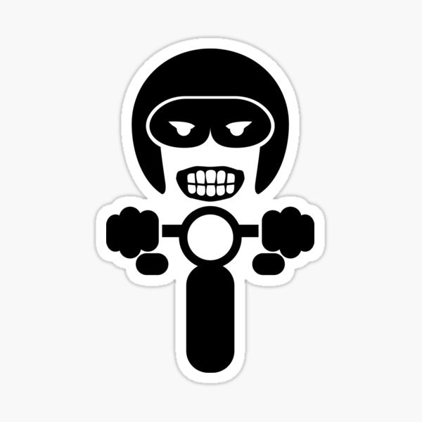 Item preview, Motorcycle rider Decal V.2 designed and sold by VEB Ostladen.