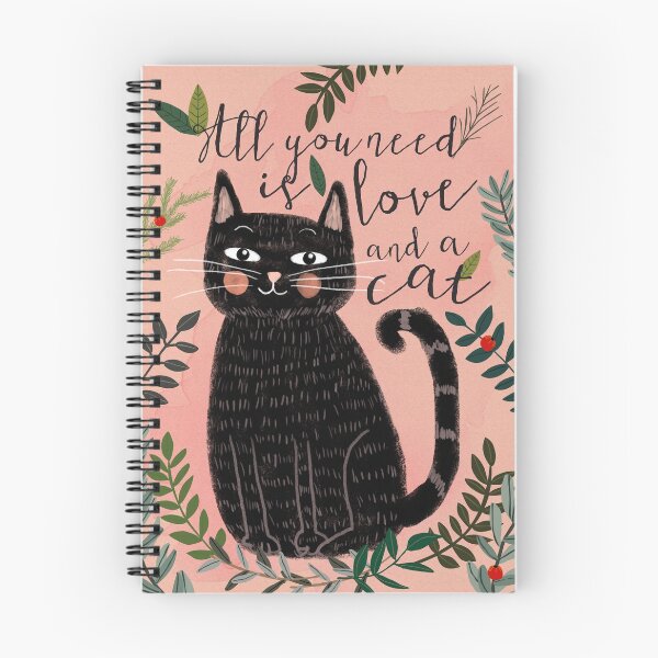 Item preview, All you need is love and a cat Art Print Cat wall Art || Cat lover gift || pet wall hanging  || Mia Charro Poster  designed and sold by MiaCharro.