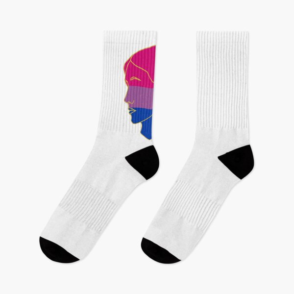 Item preview, VIRGINIA WOOLF - Famous LGBTQ+ Figures Silhouette Bisexual Flag designed and sold by AdelinePurdy.