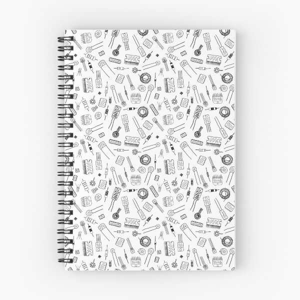 Item preview, Circuit Components - Black on White designed and sold by Hodgepodge Bricolage.