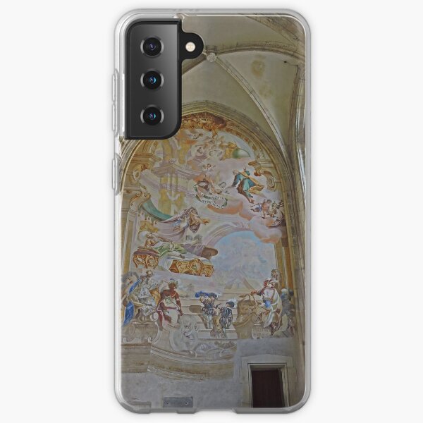 Mural, St Barbara's cathedral, Kutna Hora, Czech Republic Samsung Galaxy Soft Case