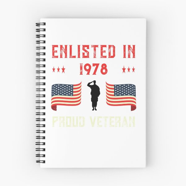 Item preview, Veteran Enlisted 1978 Quote Proud Vet American Flag Served design designed and sold by CreatedByHeidi.