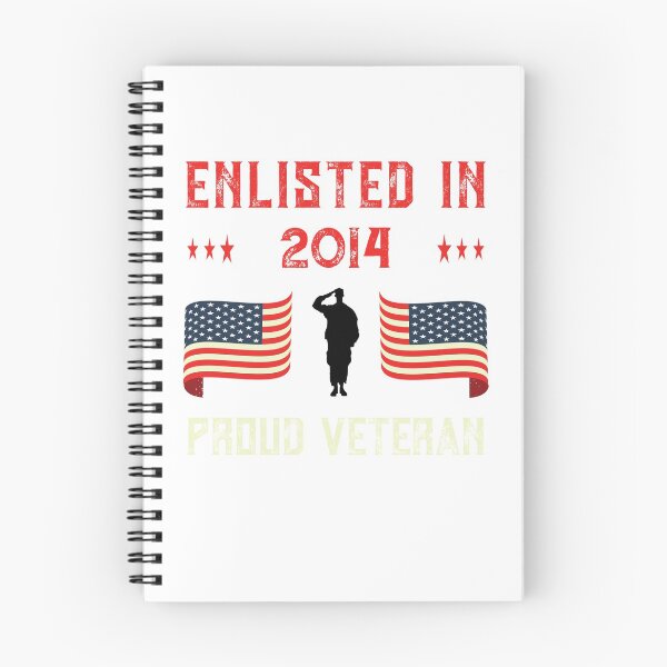 Item preview, Veteran Enlisted 2014 Quote Proud Vet American Flag Served design designed and sold by CreatedByHeidi.