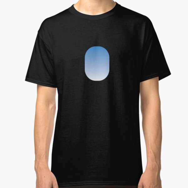 Blue sky as seen from the airplane window Classic T-Shirt