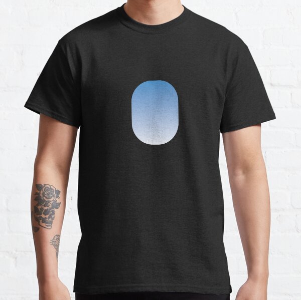 Blue sky as seen from the airplane window Classic T-Shirt