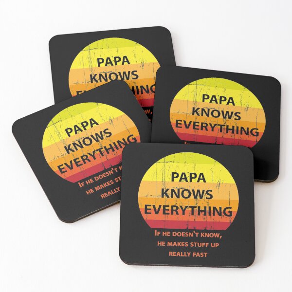 Item preview, Papa Knows Everything gift designed and sold by Teeinno.