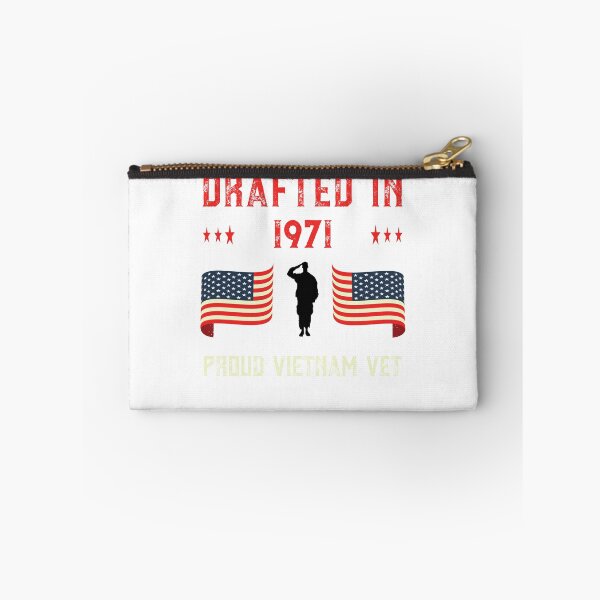 Item preview, Mens Vietnam Veteran Drafted 1971 Draft War Proud American Flag design designed and sold by CreatedByHeidi.