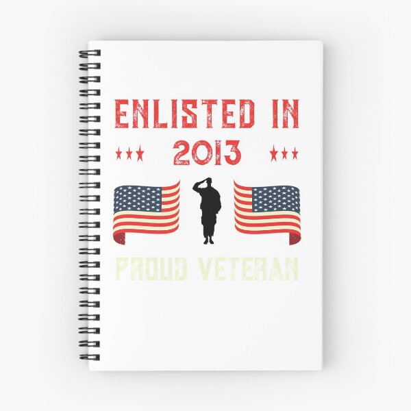 Item preview, Veteran Enlisted 2013 Quote Proud Vet American Flag Served Premium design designed and sold by CreatedByHeidi.