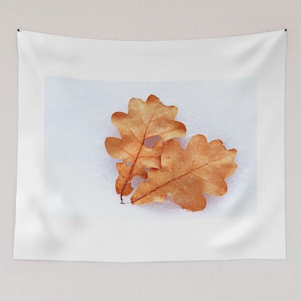 Item preview, Oak Leaves On Snow designed and sold by Deb Oppermann.