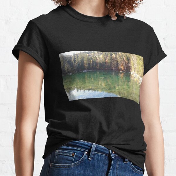 lake mountain water fir Classic T-Shirt