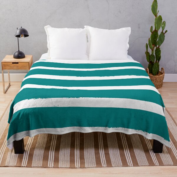 Item preview, White and Teal Stripes designed and sold by kapotka.