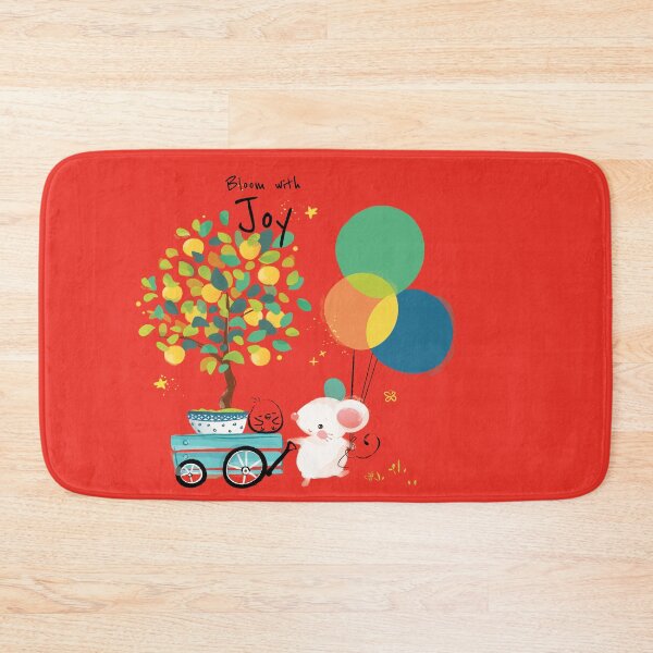 Item preview, [EN] Happy New Year Balloon Rat Mouse Cute designed and sold by twigsandpaper.