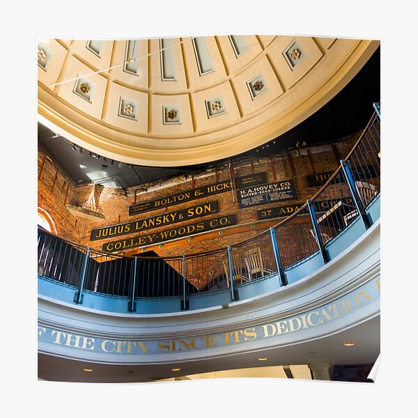 Quincy Market Vintage Signs Poster