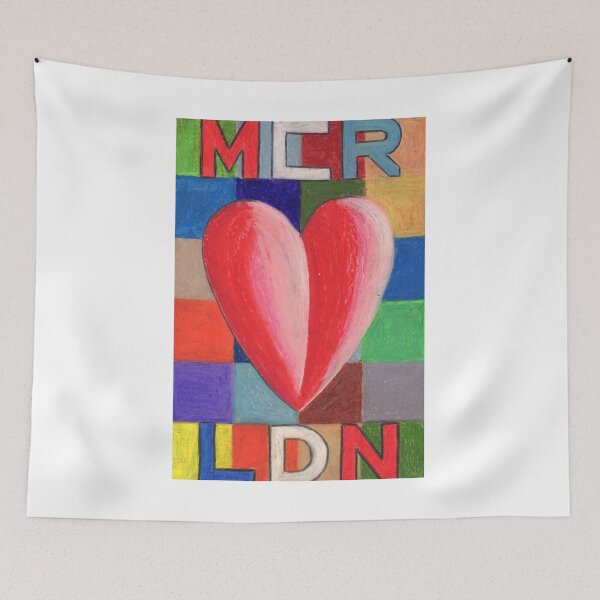 Item preview, One Love MCR-LDN designed and sold by jamesknightsart.