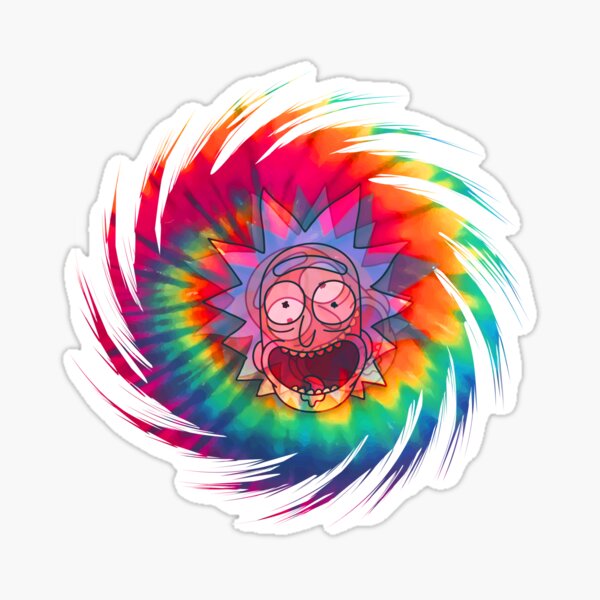 Spun - Out Hippie Rick ~ Music Festival - Rick and Morty™ Sticker