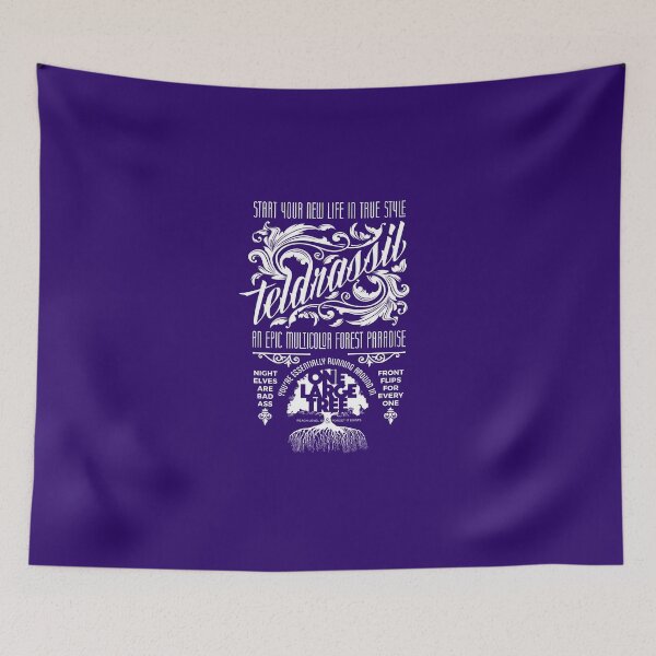 Item preview, Elves of the Night - Starting Zone Travel Poster designed and sold by dcmjs.