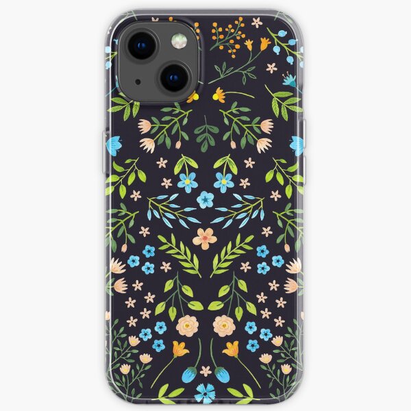 Watercolor flowers iPhone Soft Case