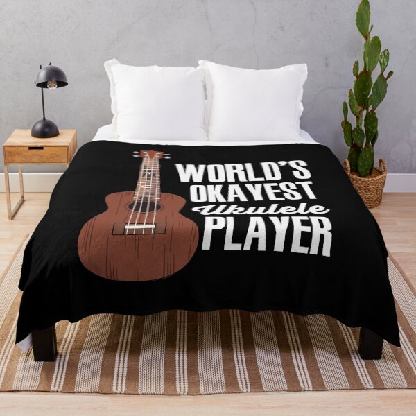 Item preview, World's Okayest Ukulele Player Funny Uke Guitar designed and sold by BornDesign.