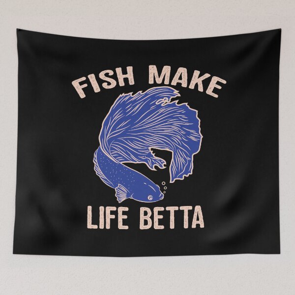 Item preview, Fish  Make Life Betta Siamese Fighting Fish designed and sold by BornDesign.