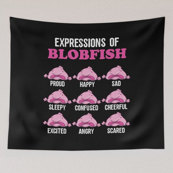 Item preview, Expressions of Blobfish | Funny Ugly Fish Meme designed and sold by BornDesign.