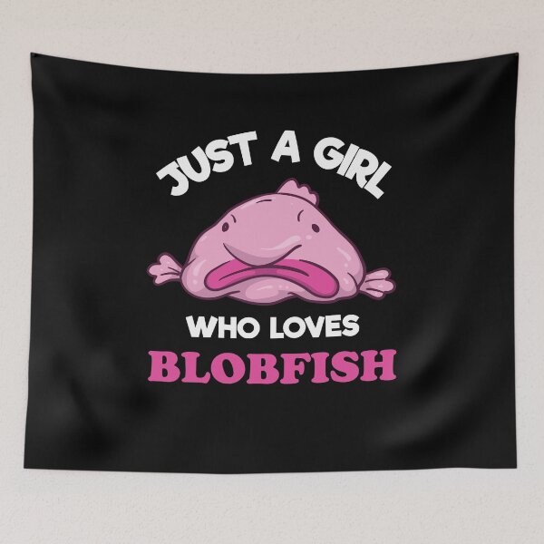 Item preview, Just A Girl Who Loves Blobfish | Funny Ugly Fish designed and sold by BornDesign.