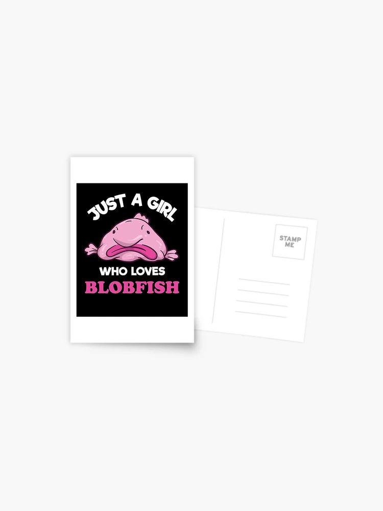 Expressions of Blobfish, Funny Ugly Fish Meme Postcard for Sale by  BornDesign