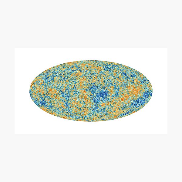 Item preview, Cosmic Microwave Background - Fingerprint of the Big Bang designed and sold by WisdomOfClouds.