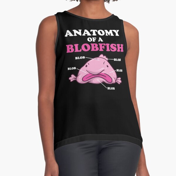 Anatomy Of A Blobfish Funny Meme Ing Kids Men's Premium Tank Top