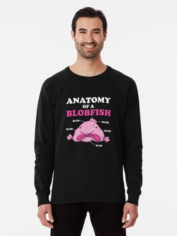 Anatomy Of A Blobfish, Funny Ugly Fish Meme Baby One-Piece for Sale by  BornDesign