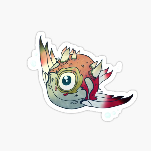 Vista previa del artículo con la obra «Pez Crash - Subnautica», diseñado y vendido por DTSuccubus.