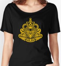Zodiac Sign Aquarius Gold Women's Relaxed Fit T-Shirt