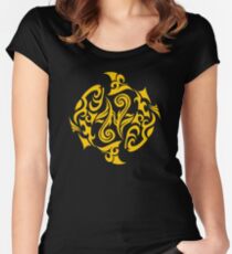 Zodiac Sign Pisces Gold Women's Fitted Scoop T-Shirt