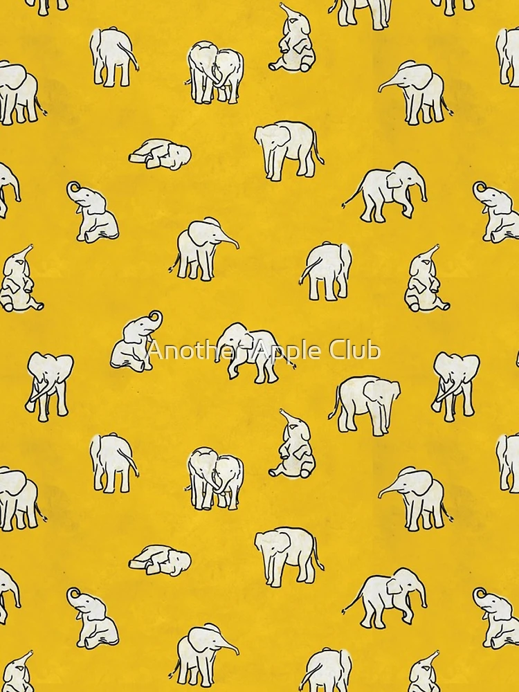 iPhone・スマホケース Society6 Indian Baby Elephants in Navy by Estelle F Indian Baby Elephants in Pink
